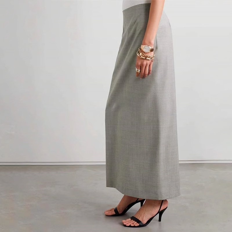 Extra-Long Slit Skirt