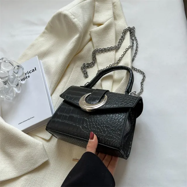 Retro Casual Crossbody Women's Fashion Shoulder Bag Black - Shop at LoveMi