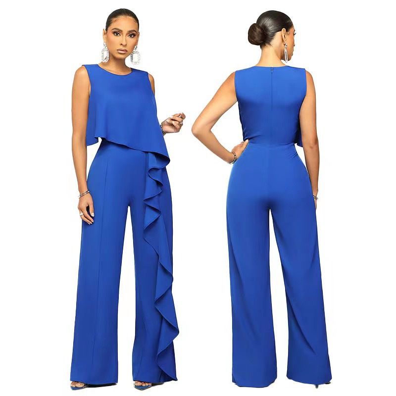 Stylish Women's Jumpsuit with Zipper