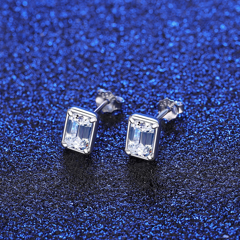 Fashion Geometric Square Ear Studs Niche