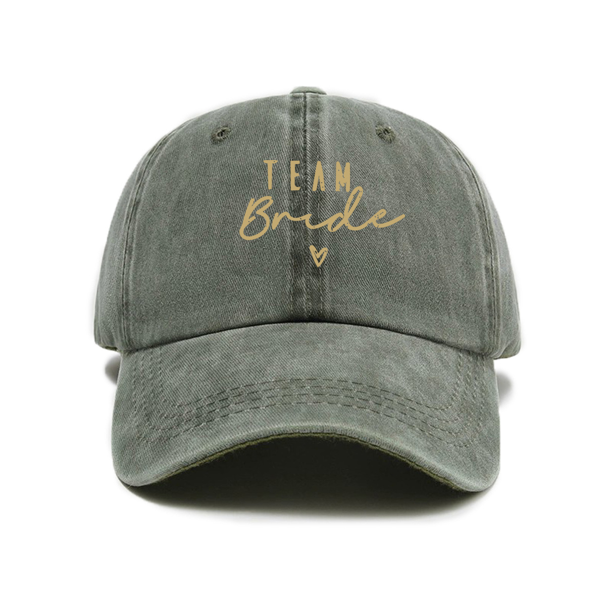 Retro Distressed Letter-print Washed Soft-crown Baseball Cap Outdoor Casual Sunshade Hat