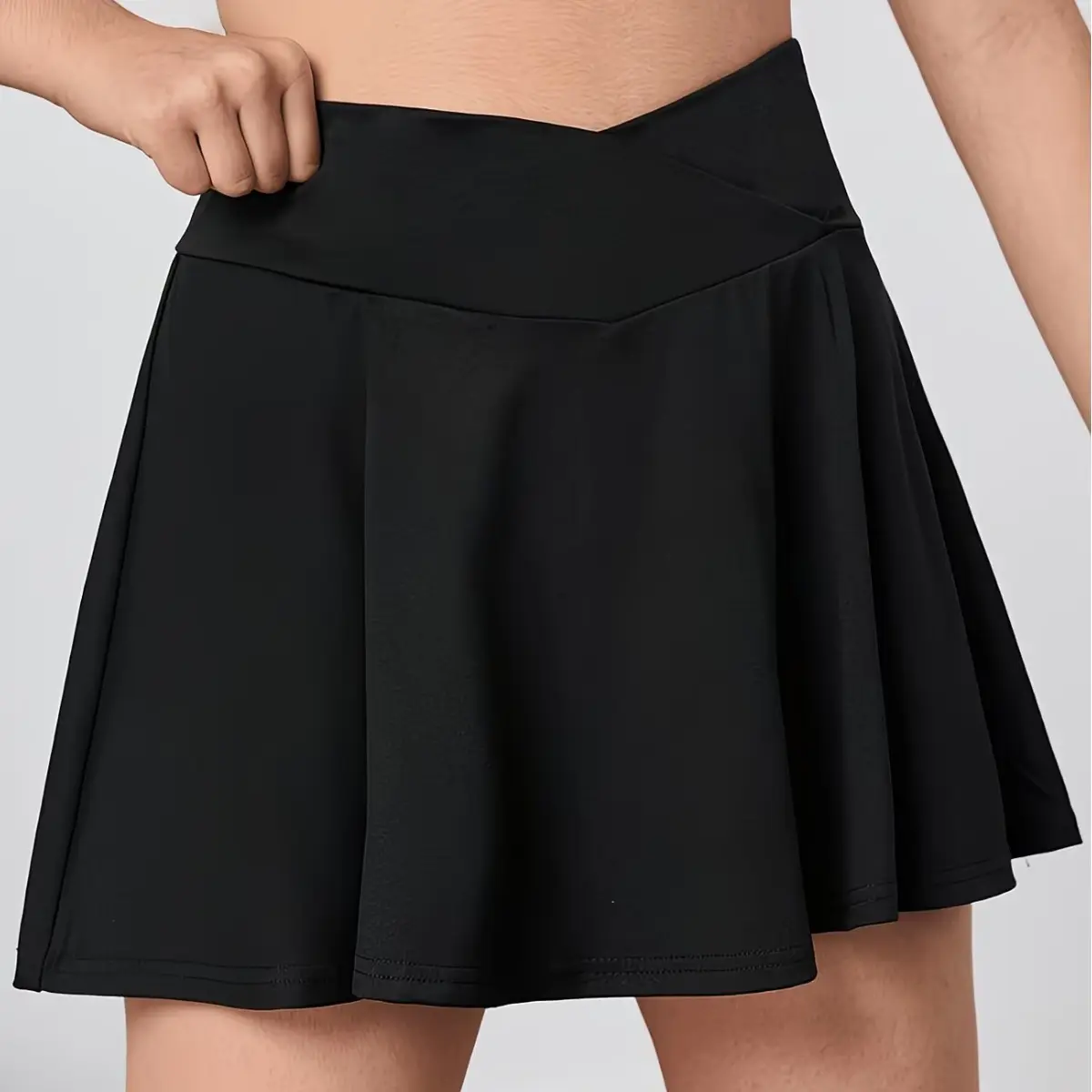 Womens Low-rise Sports Tennis Skirt