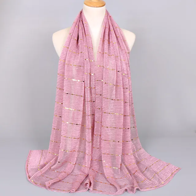 New Women's Lamp Wick Silk Sequined Scarf 4 Leather Red - Shop at LoveMi