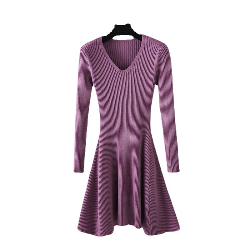 Woolen Skirt Base Knitting Women's Dress
