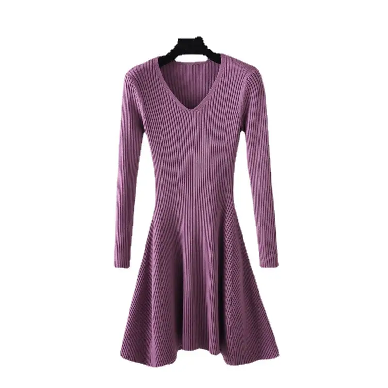 Woolen Skirt Base Knitting Women's Dress