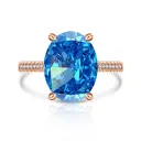 Rose Gold Ocean Blue