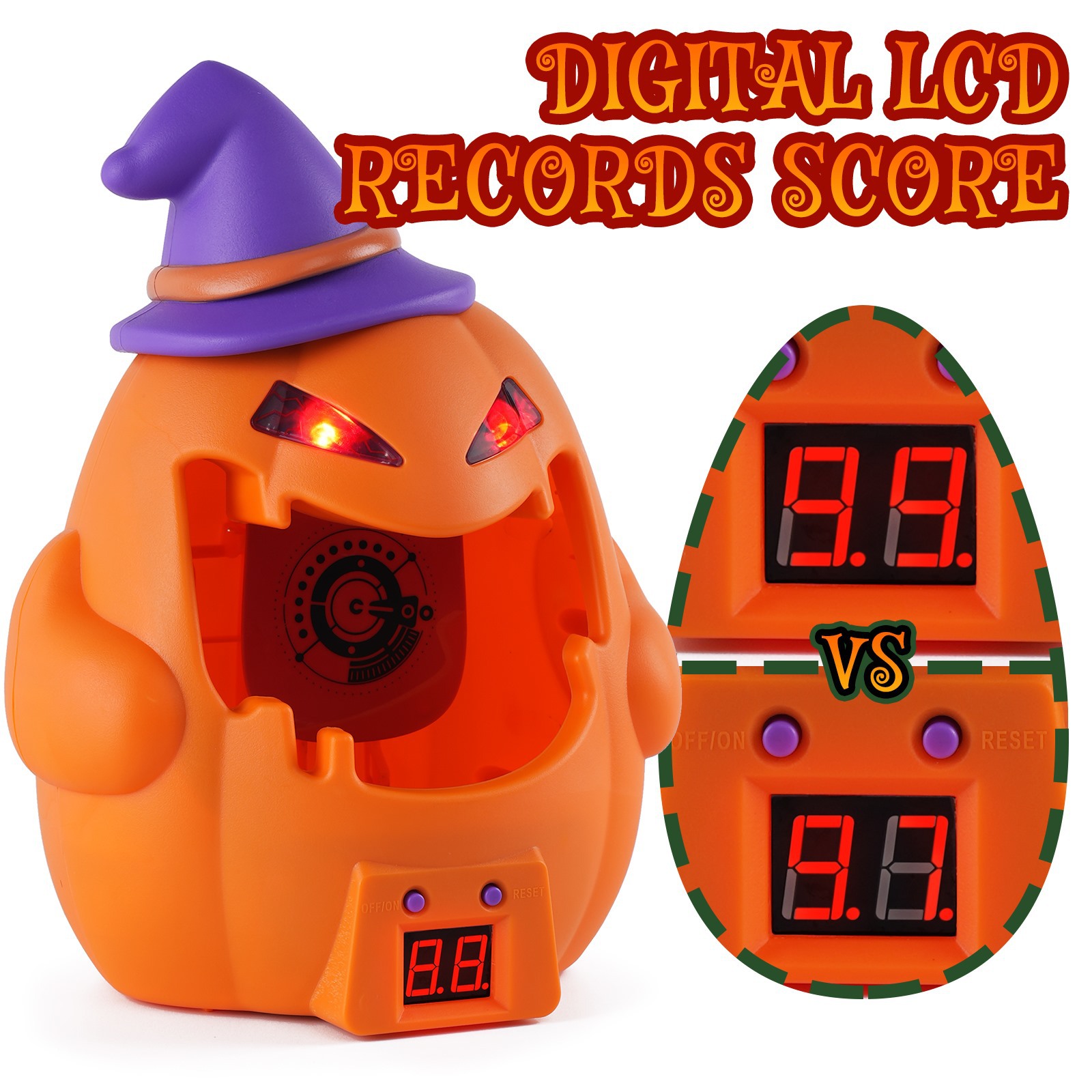 Halloween Pumpkin Electronic Scoring Target Toy - Image 10