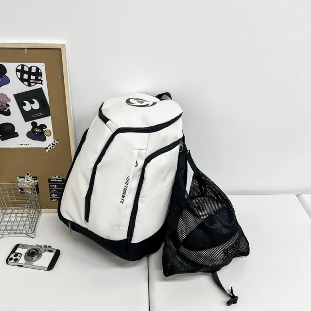 Large Capacity Oxford Cloth Casual Backpack White - Shop at LoveMi