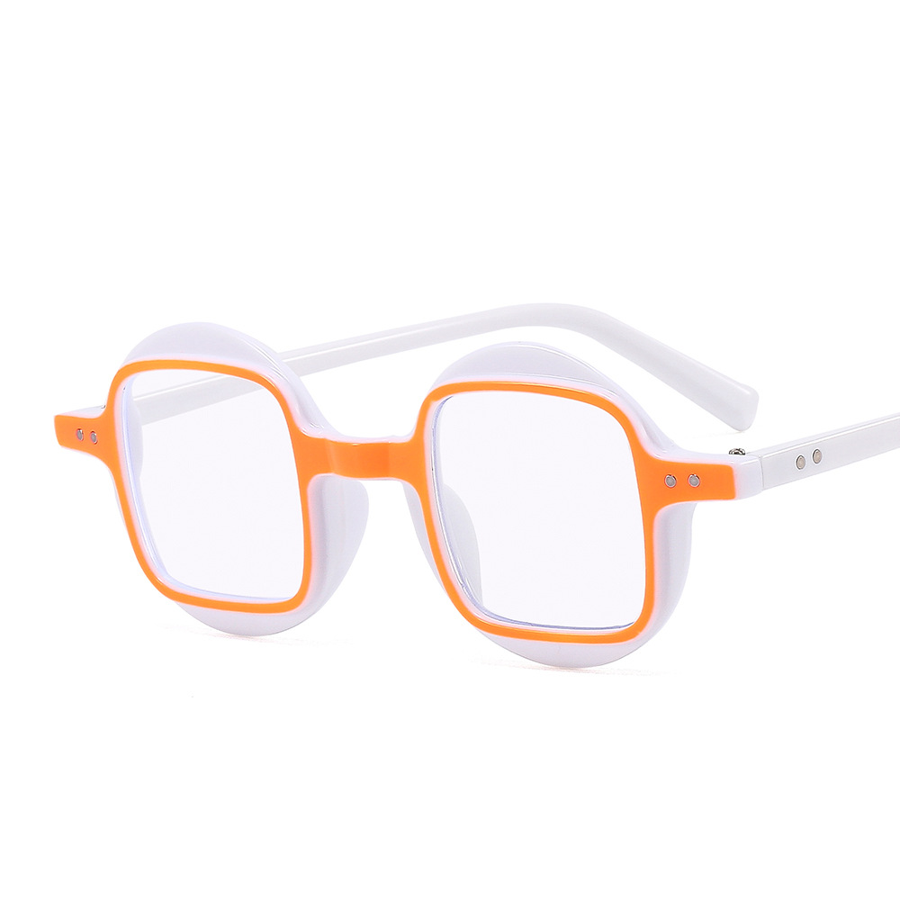 Personality Trend Fashion Plain Glasses Color Matching Sunglasses