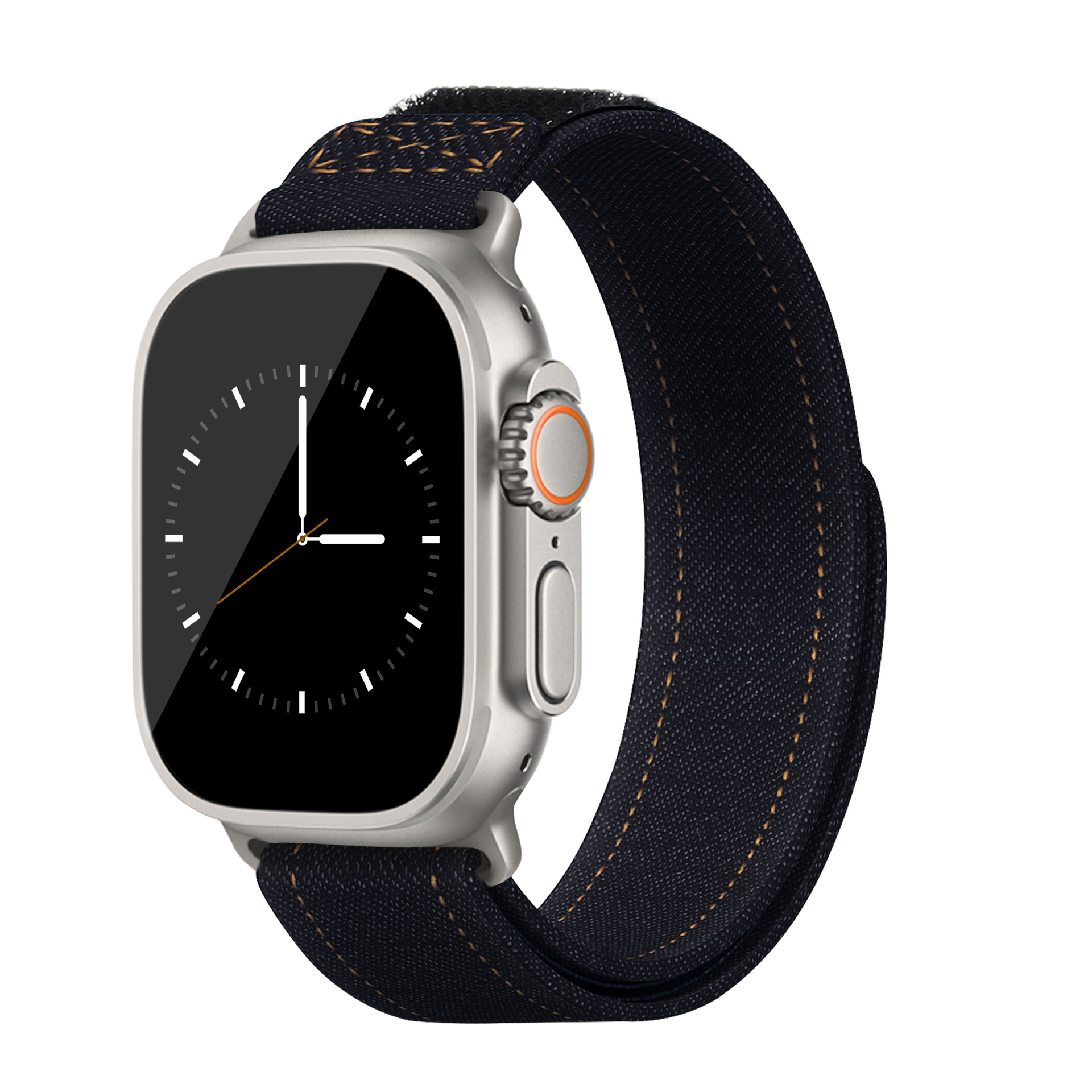 Denim One-piece Woven Watch Band - Image 10