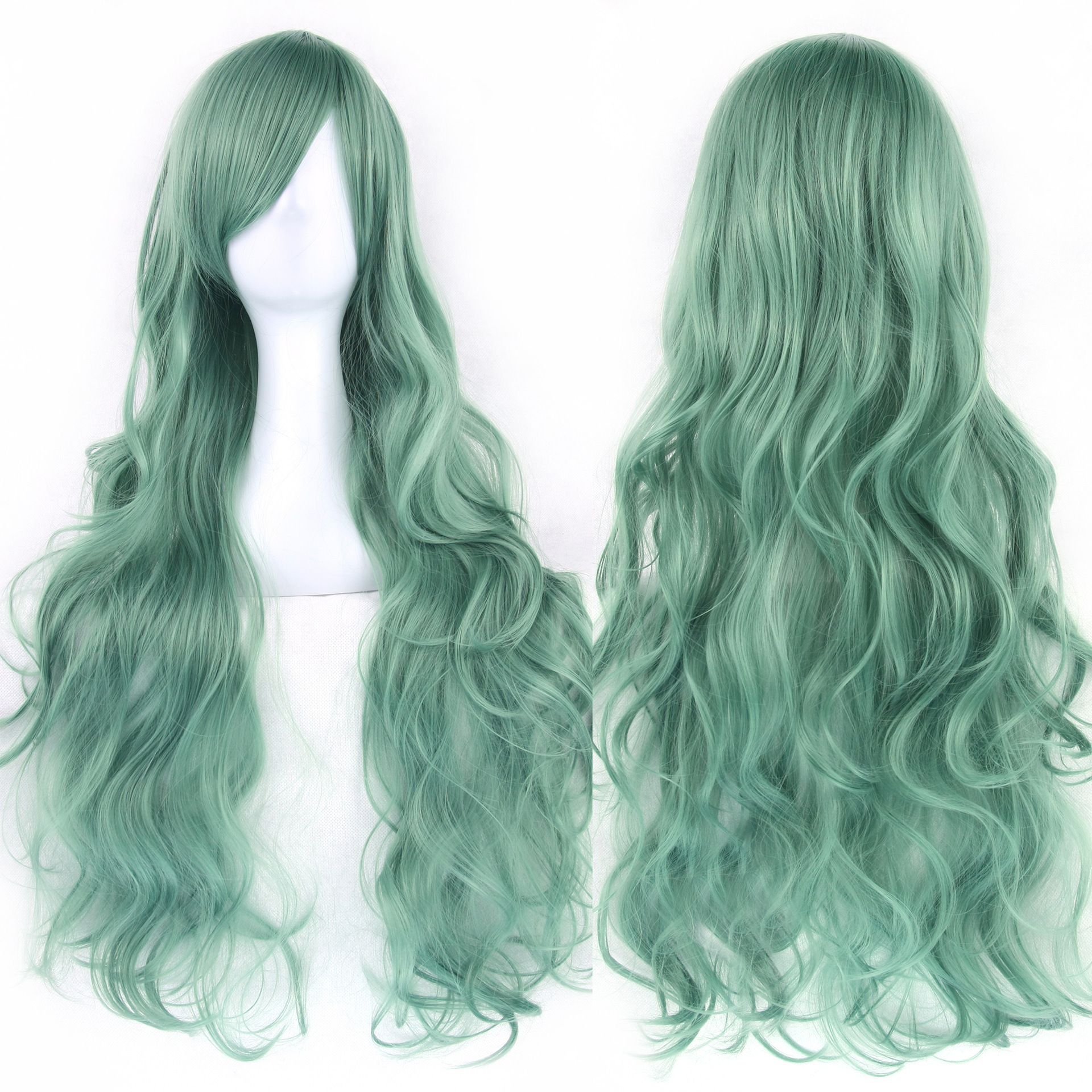 Pure Color All-matching COS Long Curly High-temperature Fiber Wig 18