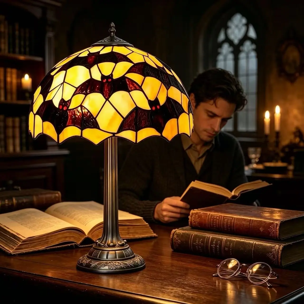 Household Personalized Creative Bat Table Lamp