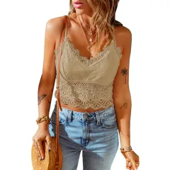European And American Strap Lace Bra For Women - Lc257144 Khaki - View 1