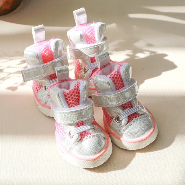 Pet Dog Cat Snow Boots Shoes Pink - Shop at LoveMi