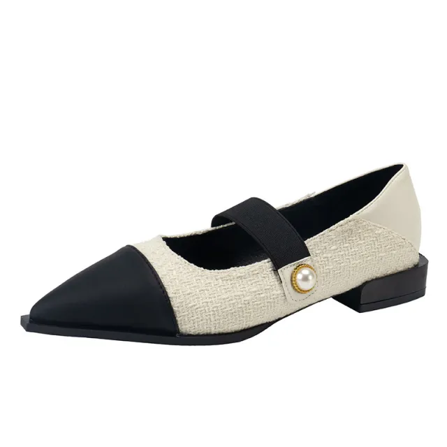 Pointed Toe Temperament Wild Pumps Beige - Shop at LoveMi