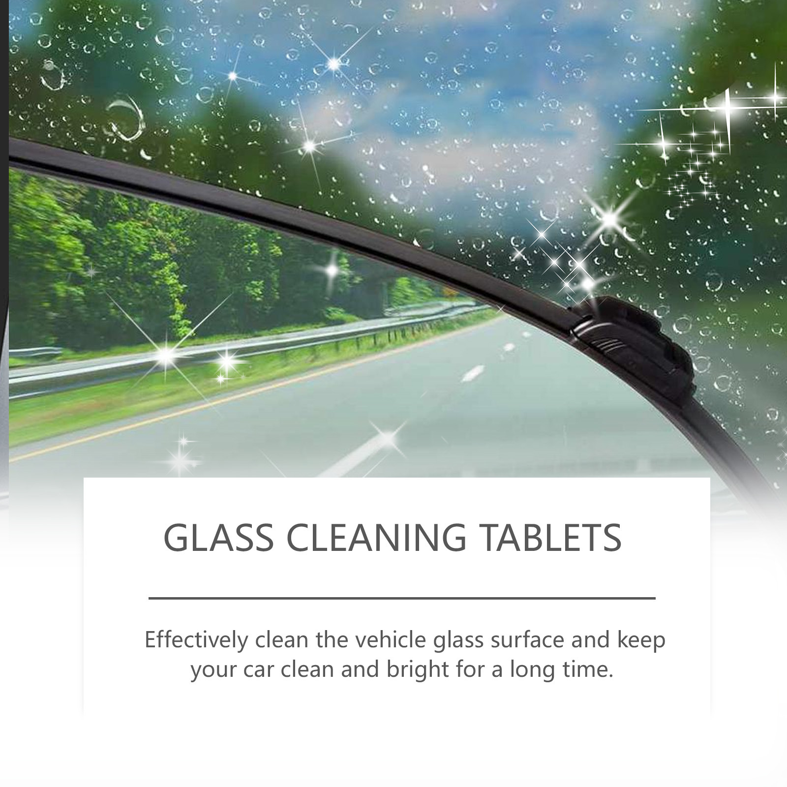 Windshield Cleaning Effervescent Tablets Car Window