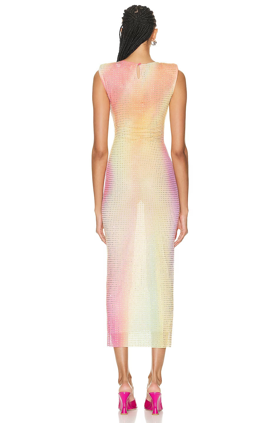 Sequin High-Waist Evening Dress, picture 6 of 9
