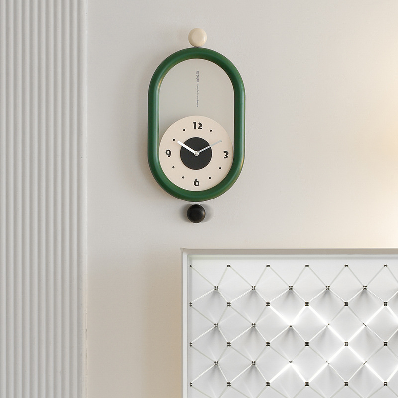 Swing-style Creative Clock Restaurant Fashionable And Elegant Decorative Clock 2