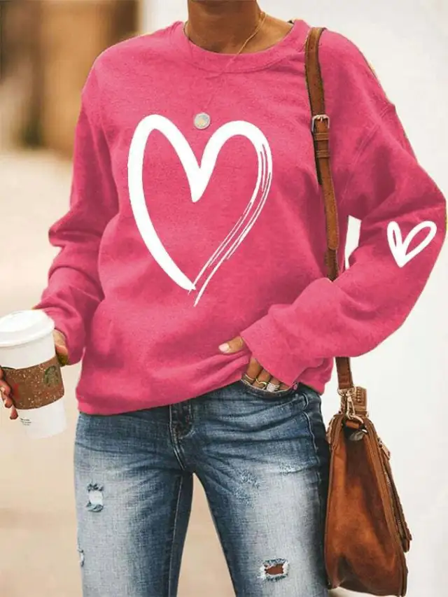 Loose Casual And Comfortable Round Neck Temperament Commute Style Sweater G67Z409 L - Shop at LoveMi