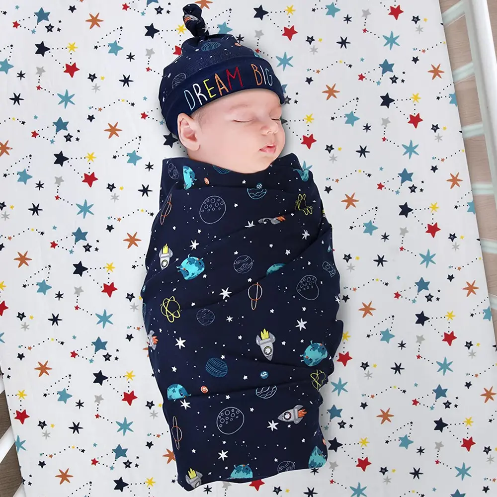 European And American Baby Wraparound Cloth Printed