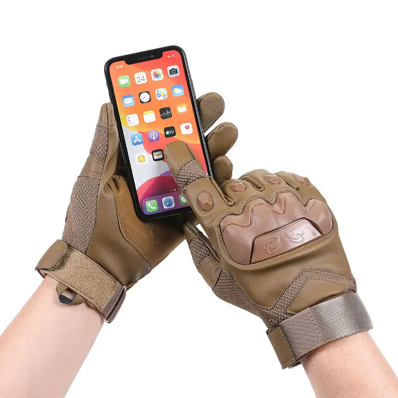 Tactical Gloves Mens Full-Finger Outdoor Cycling Fitness