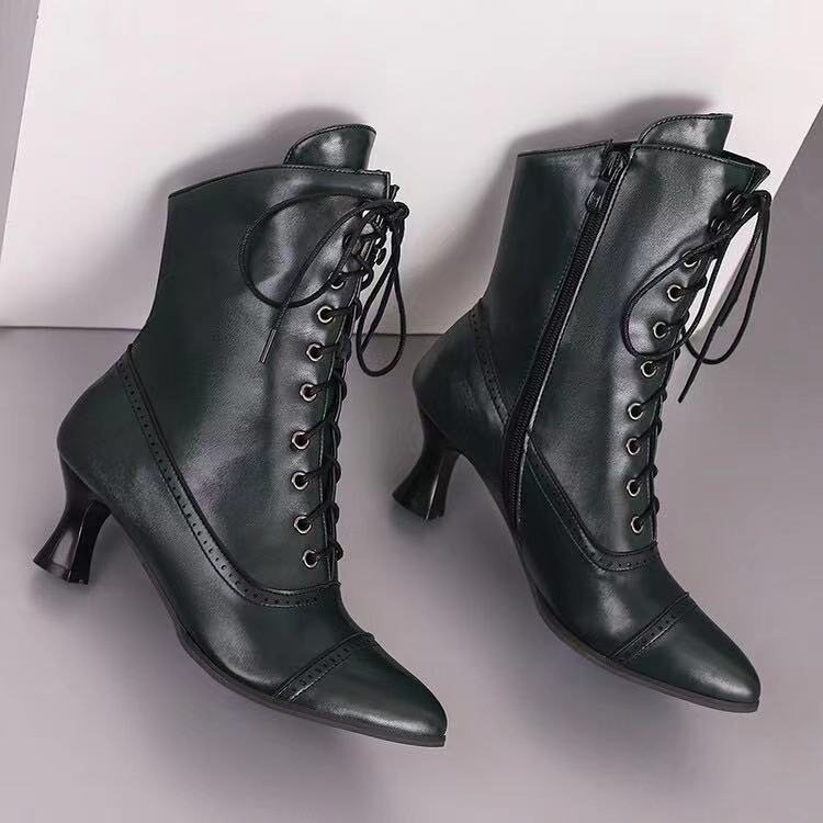 Women’s High Heel Martin Boots