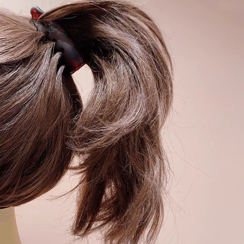 Leopard-print Claw Clipbanana Clip For Women