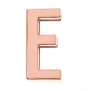 30Mm Rose Gold Letter E