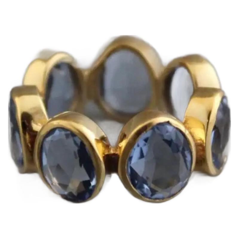 European And American Copper Inlaid Zircon Women's Ring