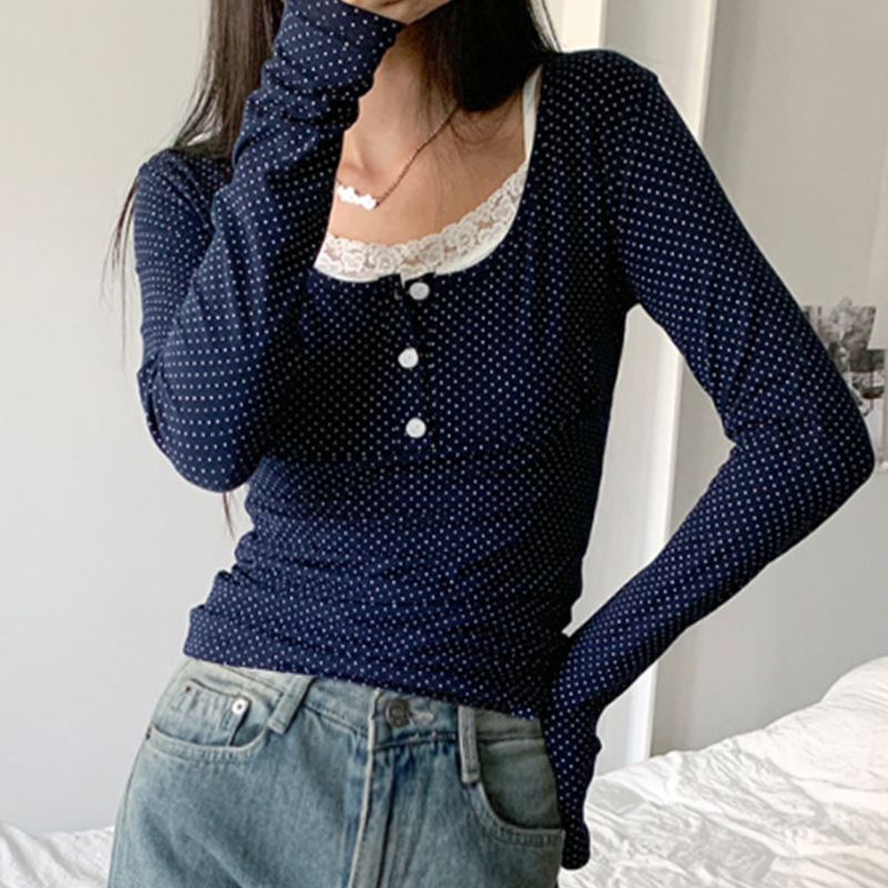 Women's Versatile Slimming Long Sleeves Knitted Top