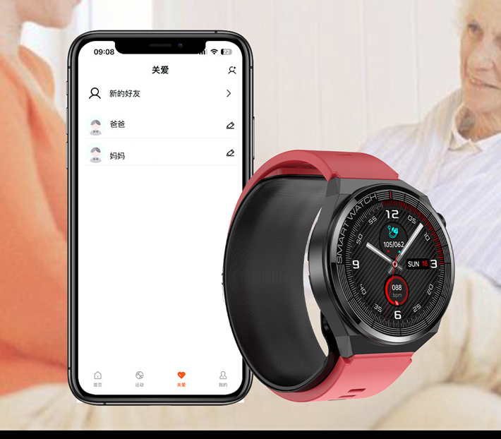 Smart Bracelet Blood Pressure Heart Rate Blood Glucose Uric Acid Blood Lipid Body Temperature Remote Care Sports Watch - Image 20