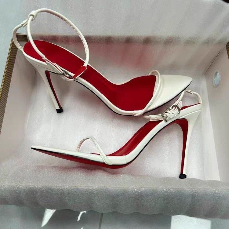 Lace-Up Stiletto Sandals, picture 3 of 5