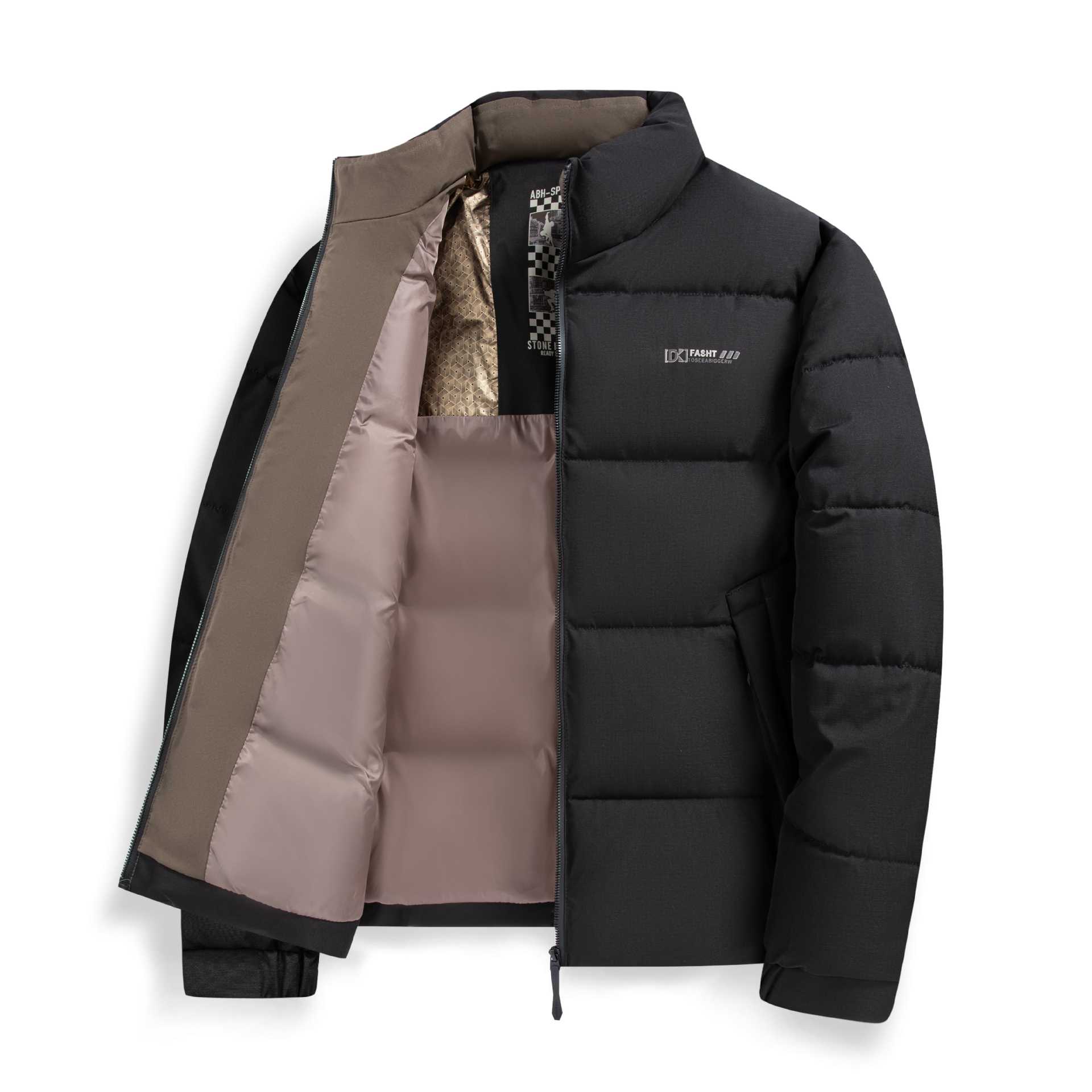 Men's Stylish Cotton Jacket With A Stand-up Collar
