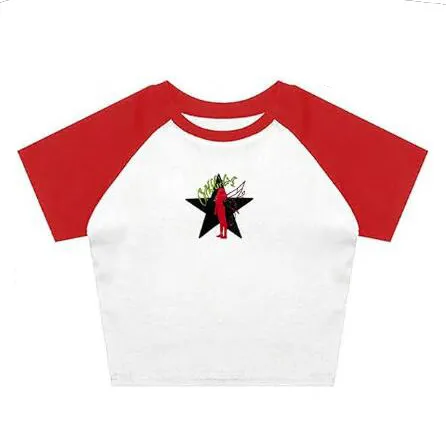 Fashion Letter Printed T shirt Top For Women 03Style - Shop at LoveMi