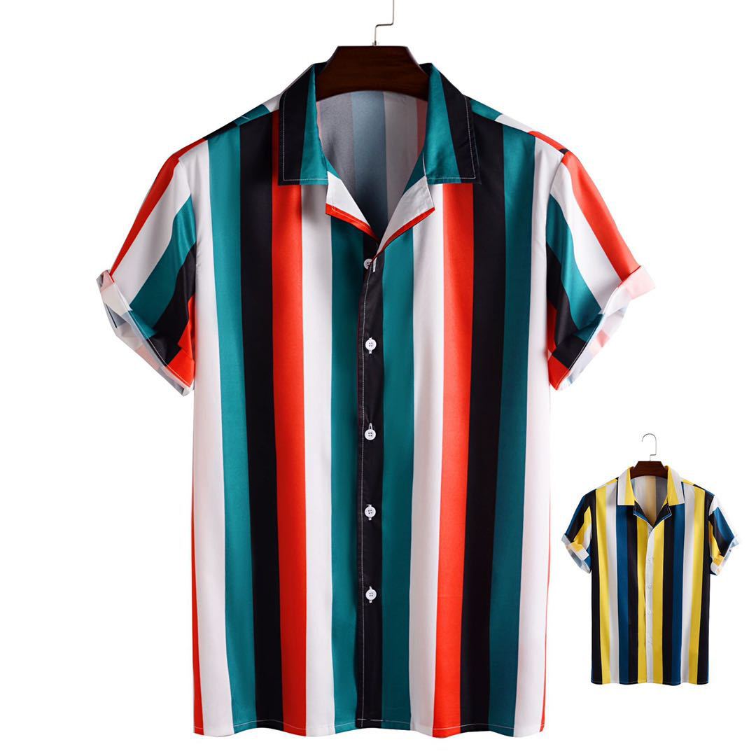 Title 2, Striped mens shirt