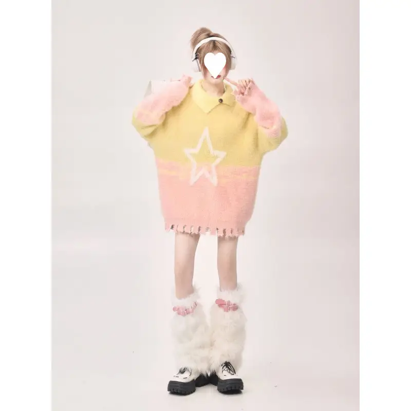Sweet Dopamine XINGX Top Sweater Mink