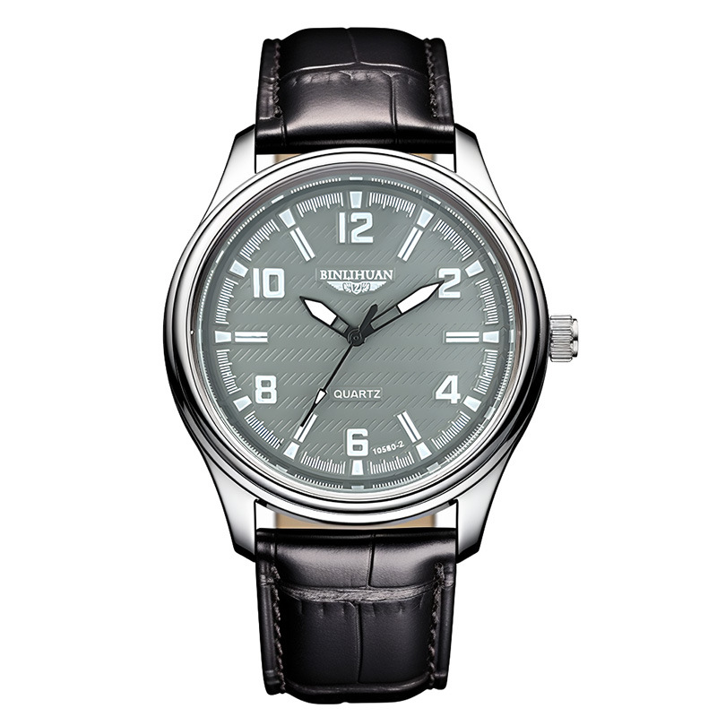 Mens Minimalist Leather Watch Strap 3