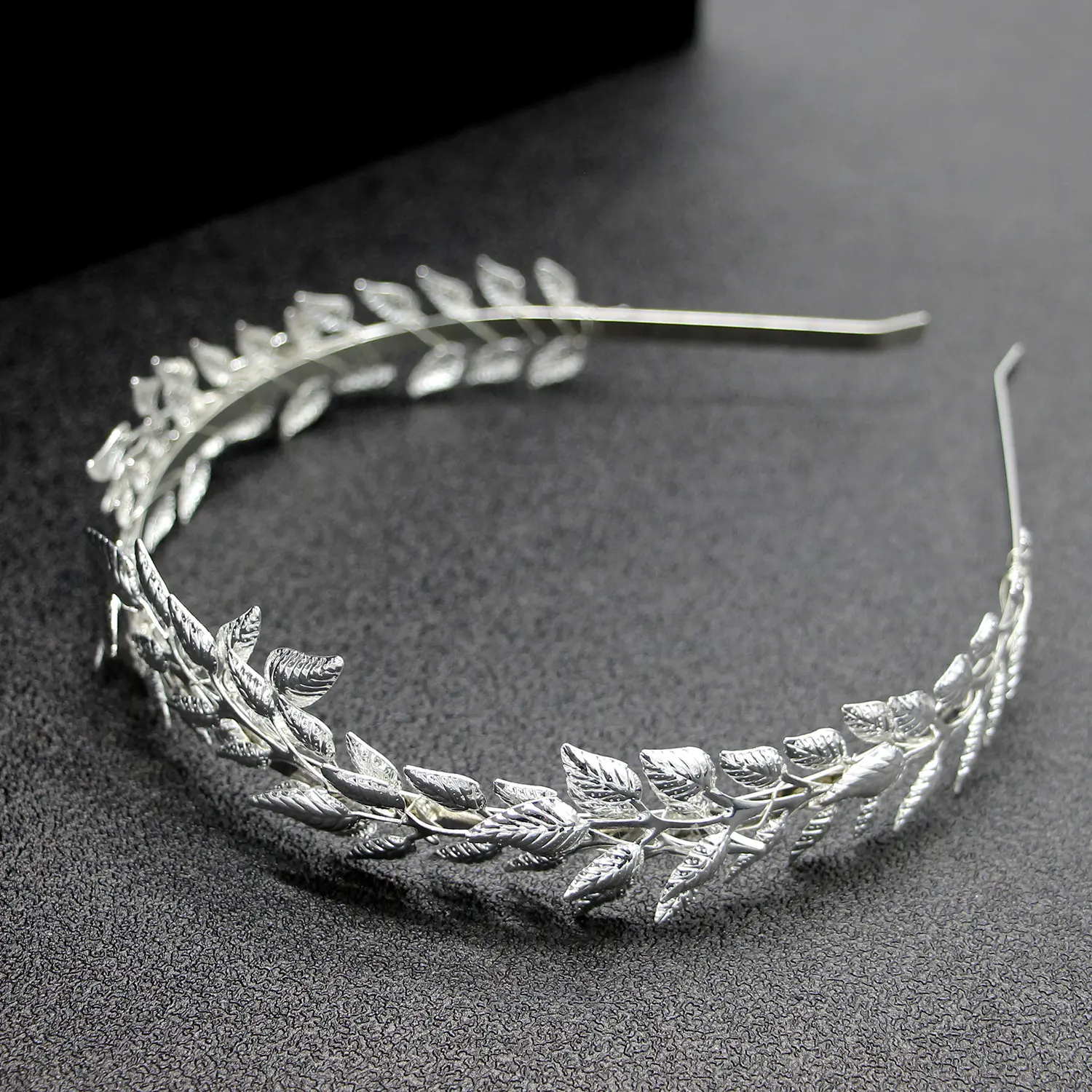 Bridal Golden Leaf Headband Alloy Crown Hair