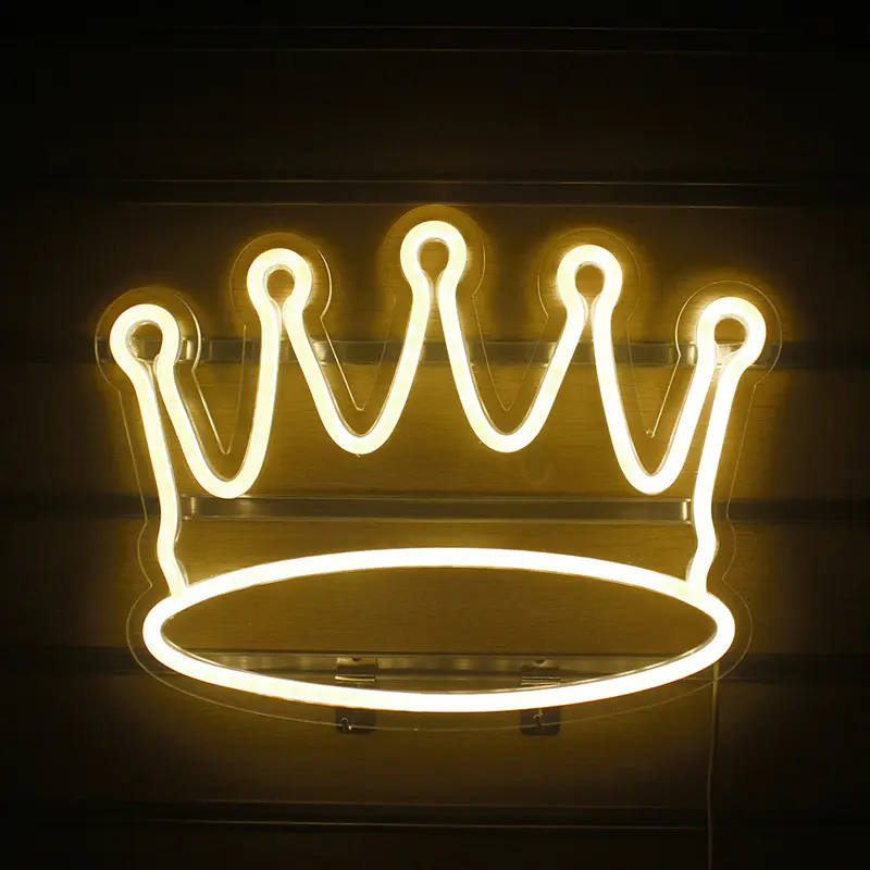 Internet Celebrity Atmosphere Luminous Crown Neon Light