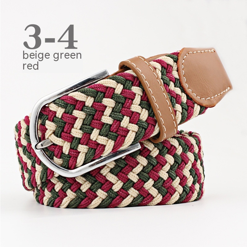 Beige Green Red 107cm