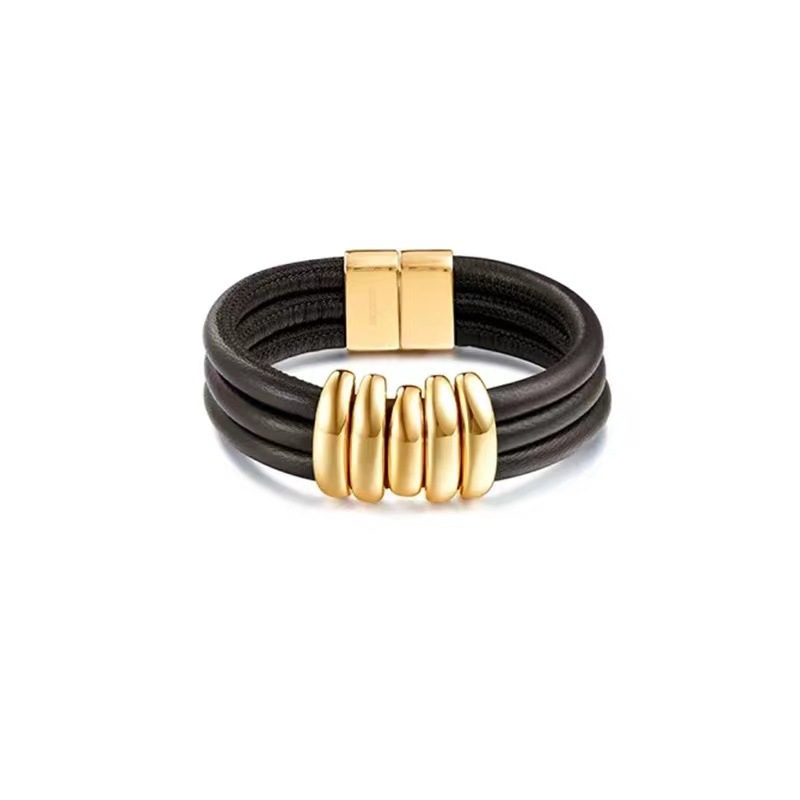 Cowhide Necklace and Bracelet Set, picture 6 of 6