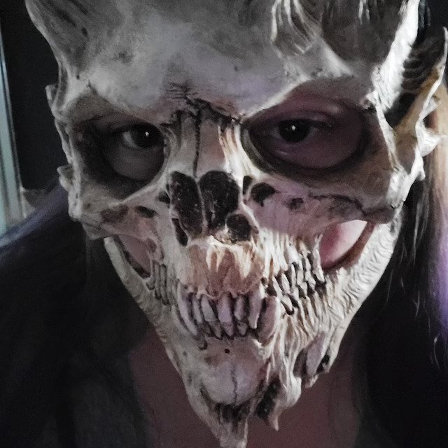 Skull Warrior Horror Halloween Mask