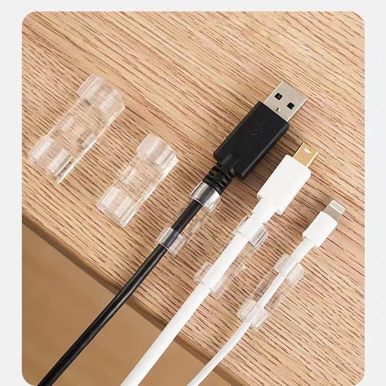 Wire Holder Routing Artifact Punch-free Self-adhesive Seamless Snap Clip - Image 2