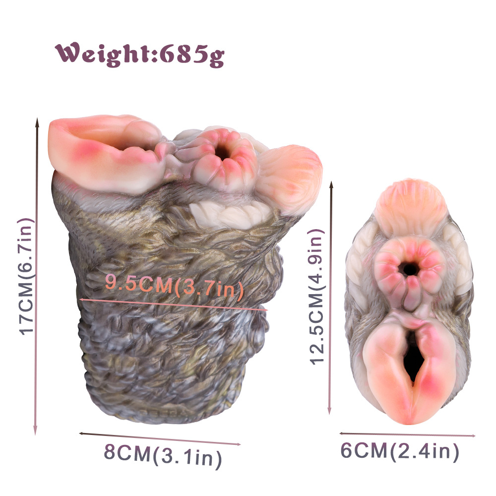 Mens Exotic Animal Mold, Uniquely Shaped MasturbatorCup - Image 6
