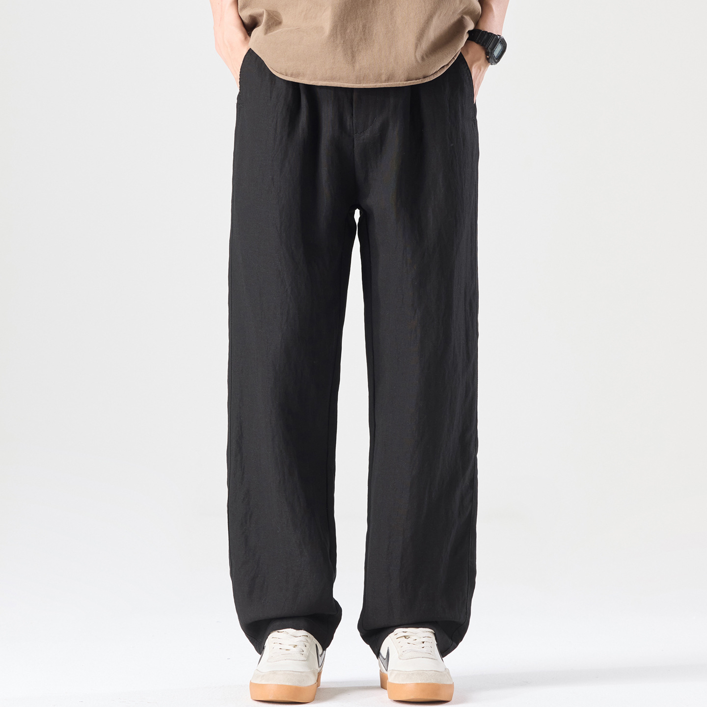 Mens Straight-Leg Breathable Light-Weight Pants