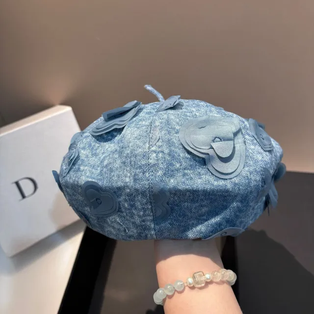 Cute Wild Beret Painter Cap Smalt - Shop at LoveMi