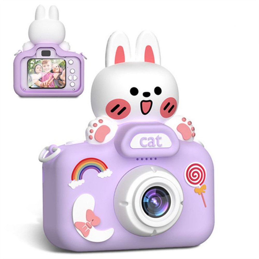 Plastic Children's Camera Big Head Kitten Cartoon Photography - Image 5