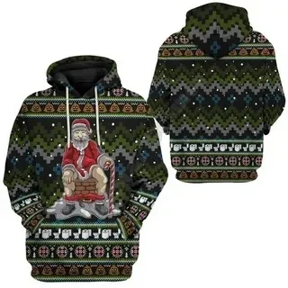 Christmas Men's And Women's Autumn And Winter Hooded Pullover - Sdwy25