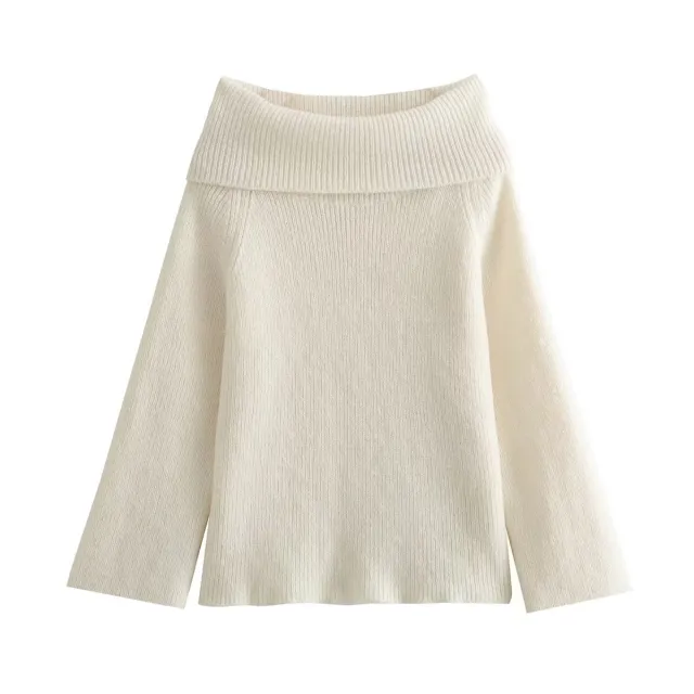 Fashionable All match Backless Knitted Lace Top Beige - Shop at LoveMi
