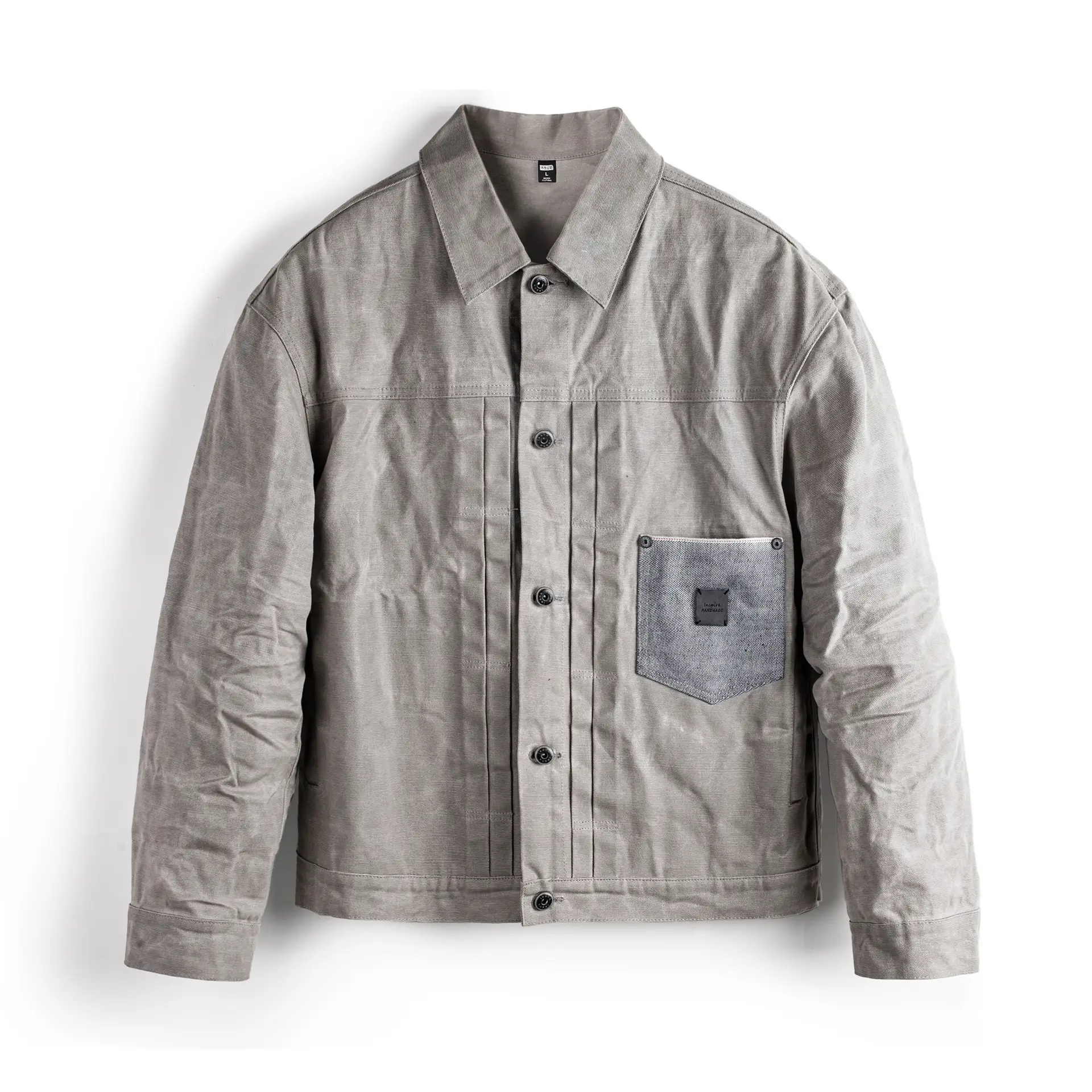 Pure Cotton Hunting Wear Stiff Gray Second Generation Coat Men's Autumn